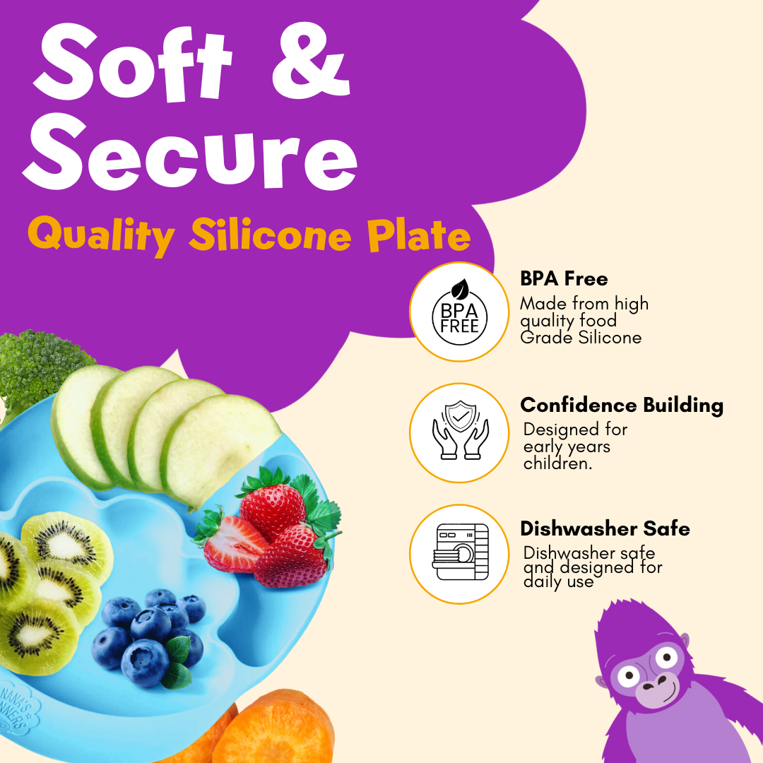 Separate Food & Keep Plates Stuck to the Surface