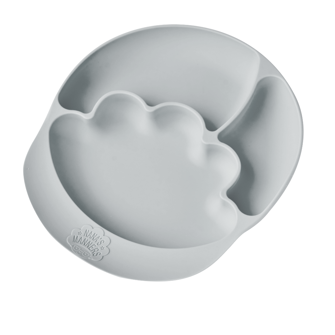 Suction Plate with Sections for Babies & Toddlers