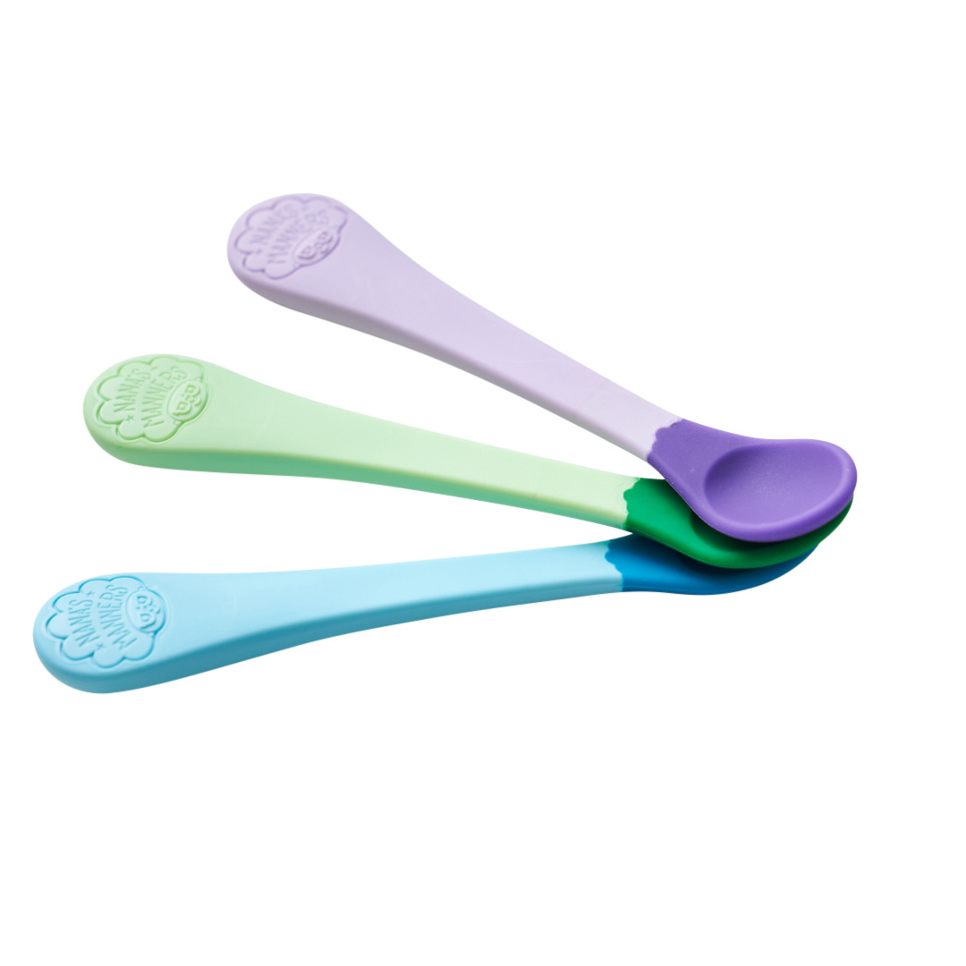 Stage 1 - Weaning spoons - Three-Colour-Mixed-Pack