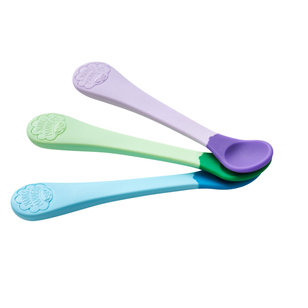 Nana's Manners Weaning Spoon in Mixed Colours