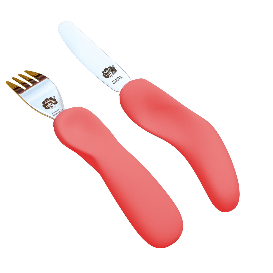 Childrens Cutlery for 3 Years Plus in Pink