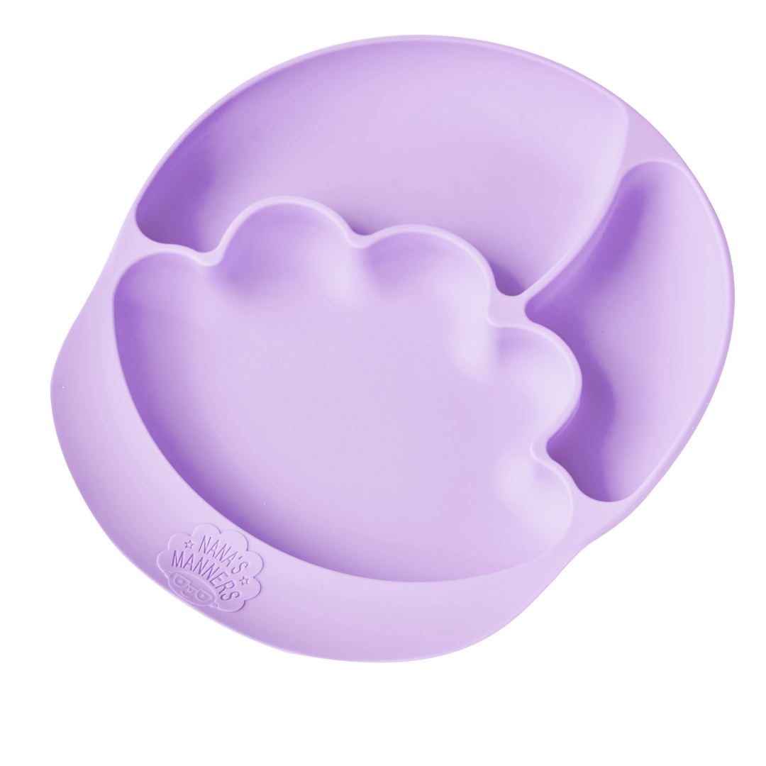 Suction Plate with Sections for Babies & Toddlers