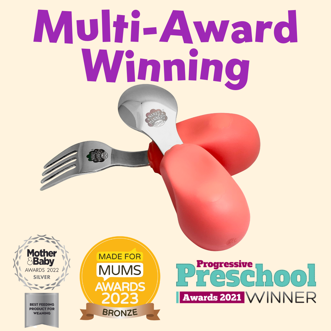 Multi-Award Winning Nana's Manners Toddler Cutlery