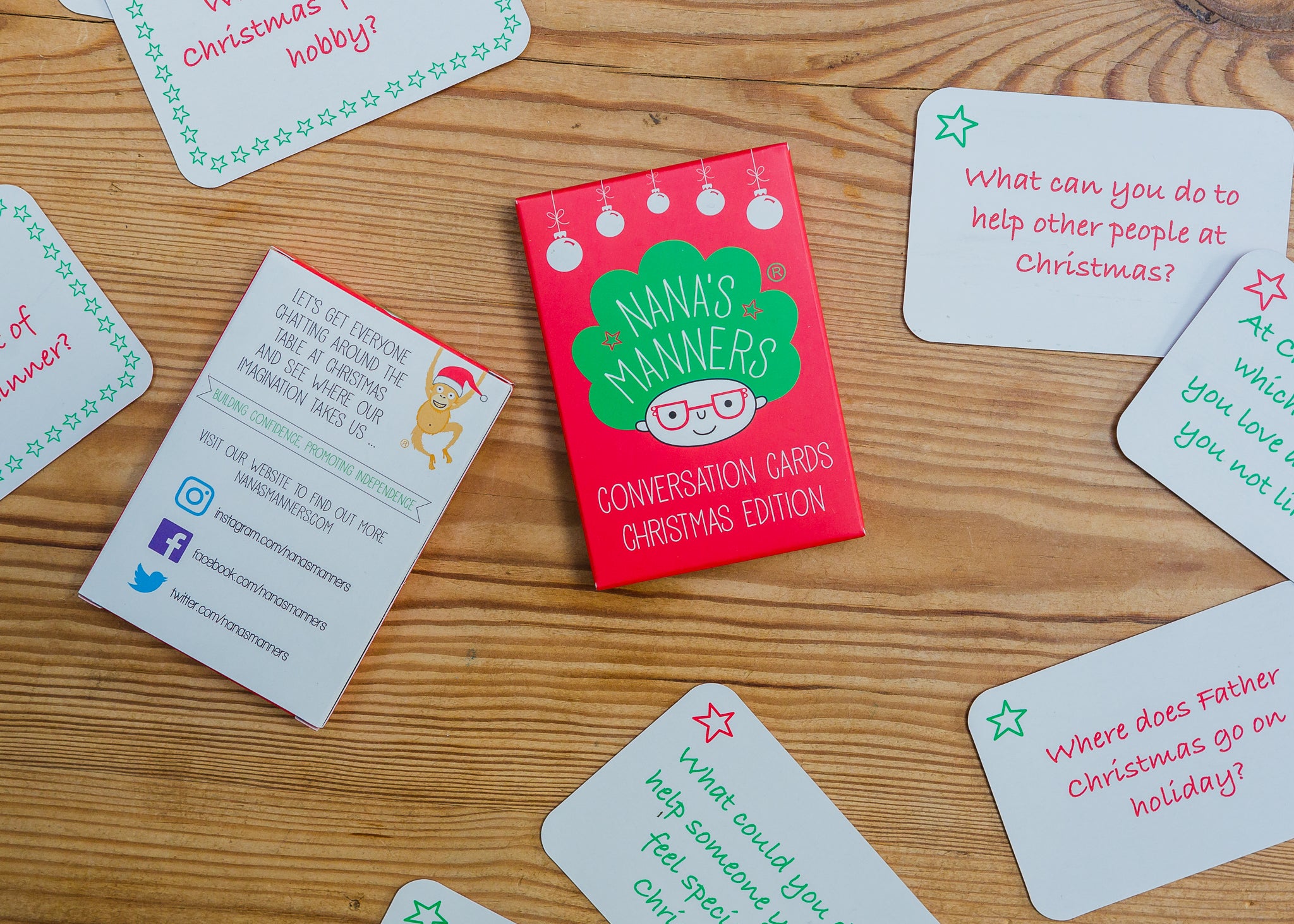 Christmas Conversation Cards - Fun For Everyone